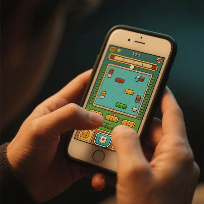 玩家使用手机体验老虎机游戏